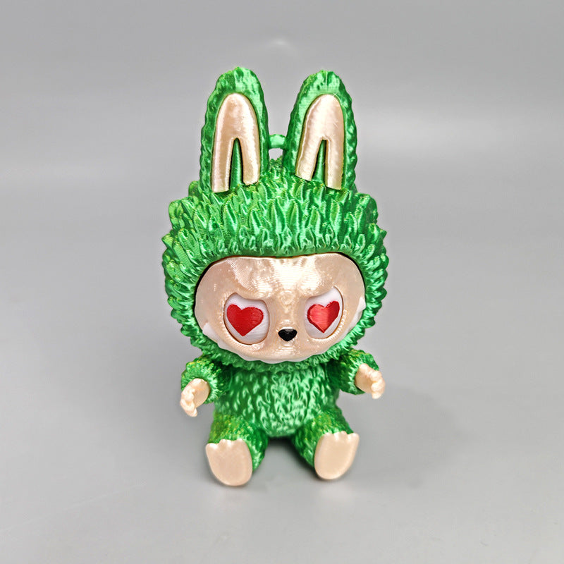 3D Printed Labubu Figure – Trending Collectible Anime Toy & Desk Decoration