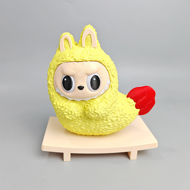 3D Printed Labubu Figure – Trending Collectible Anime Toy & Desk Decoration