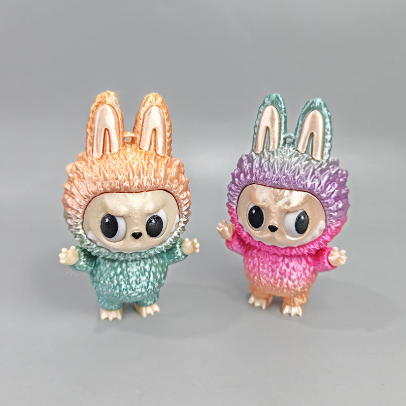 3D Printed Labubu Figure – Trending Collectible Anime Toy & Desk Decoration