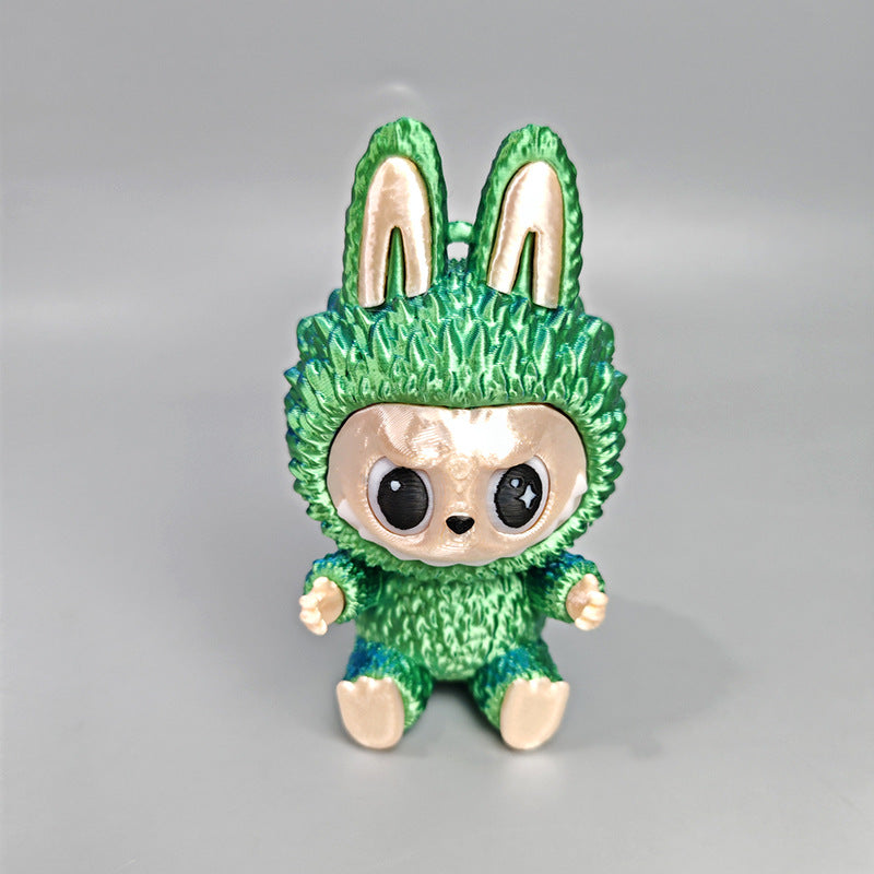 3D Printed Labubu Figure – Trending Collectible Anime Toy & Desk Decoration