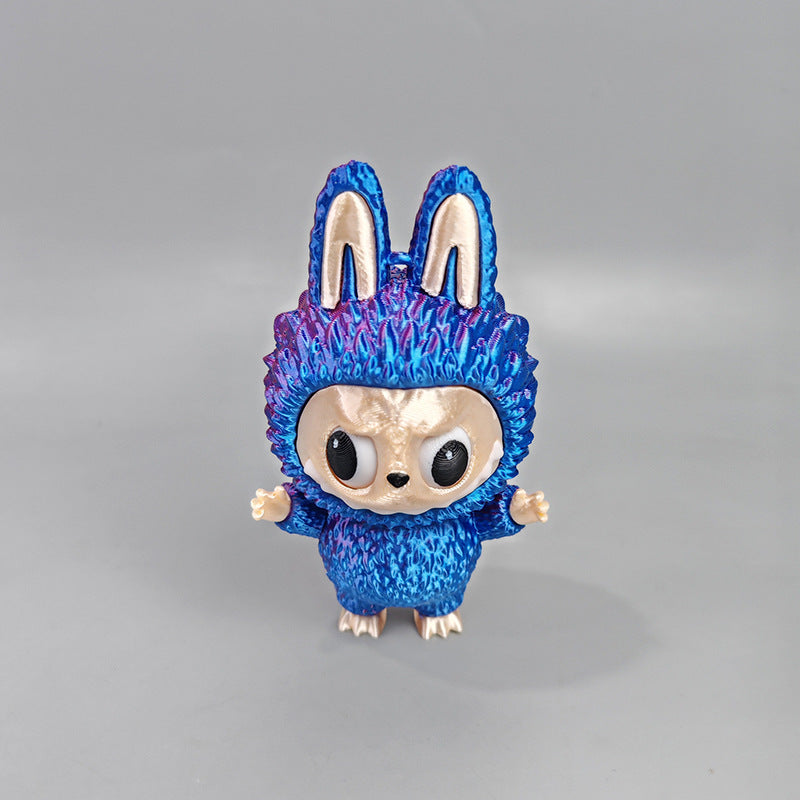 3D Printed Labubu Figure – Trending Collectible Anime Toy & Desk Decoration