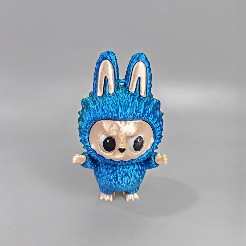 3D Printed Labubu Figure – Trending Collectible Anime Toy & Desk Decoration