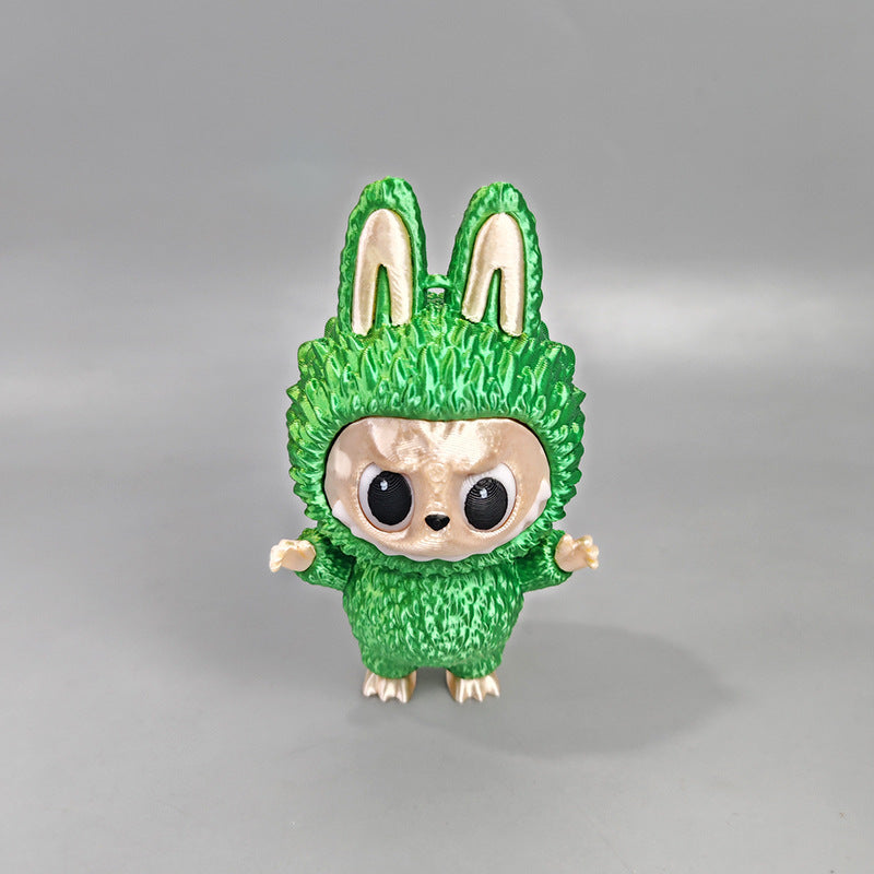3D Printed Labubu Figure – Trending Collectible Anime Toy & Desk Decoration