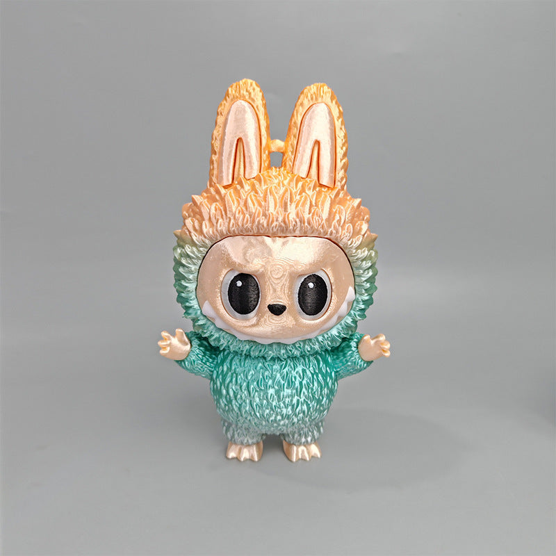 3D Printed Labubu Figure – Trending Collectible Anime Toy & Desk Decoration