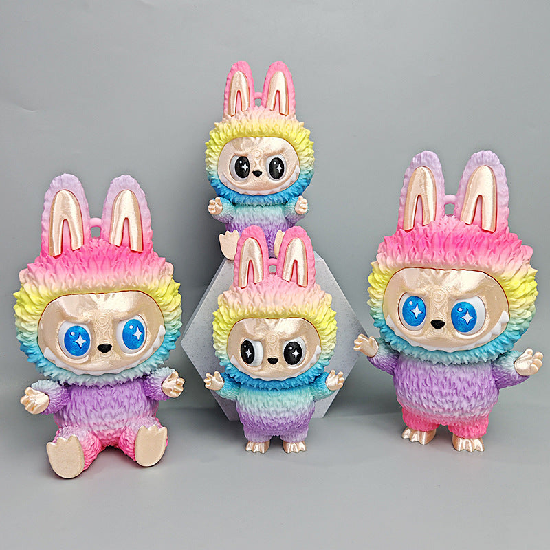 3D Printed Labubu Figure – Trending Collectible Anime Toy & Desk Decoration