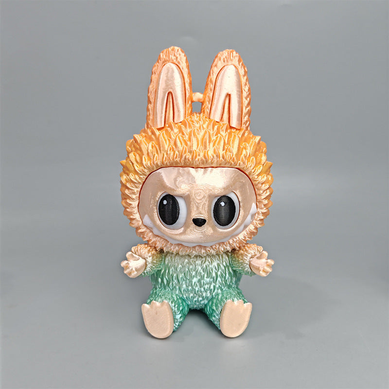 3D Printed Labubu Figure – Trending Collectible Anime Toy & Desk Decoration