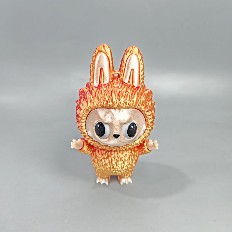 3D Printed Labubu Figure – Trending Collectible Anime Toy & Desk Decoration