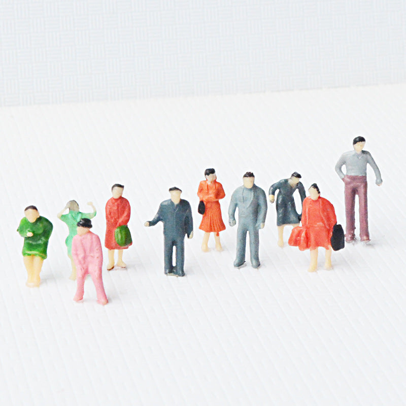 Colorful Miniature People Figures – Hand-Painted Model Characters for Diorama, Architecture & Landscape