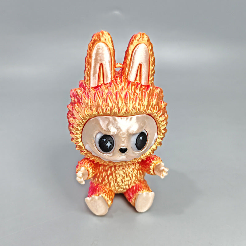 3D Printed Labubu Figure – Trending Collectible Anime Toy & Desk Decoration