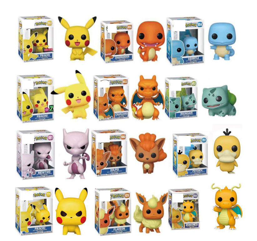 Pop Anime Desk Figures – One Piece, Hello Kitty, Naruto, Godzilla